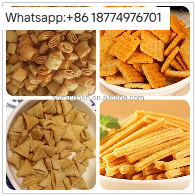 Máquina de procesamiento de alimentos con motor y caja de engranajes de alta productividad para hacer bocadillos fritos, pellets, pasta y macarrones.