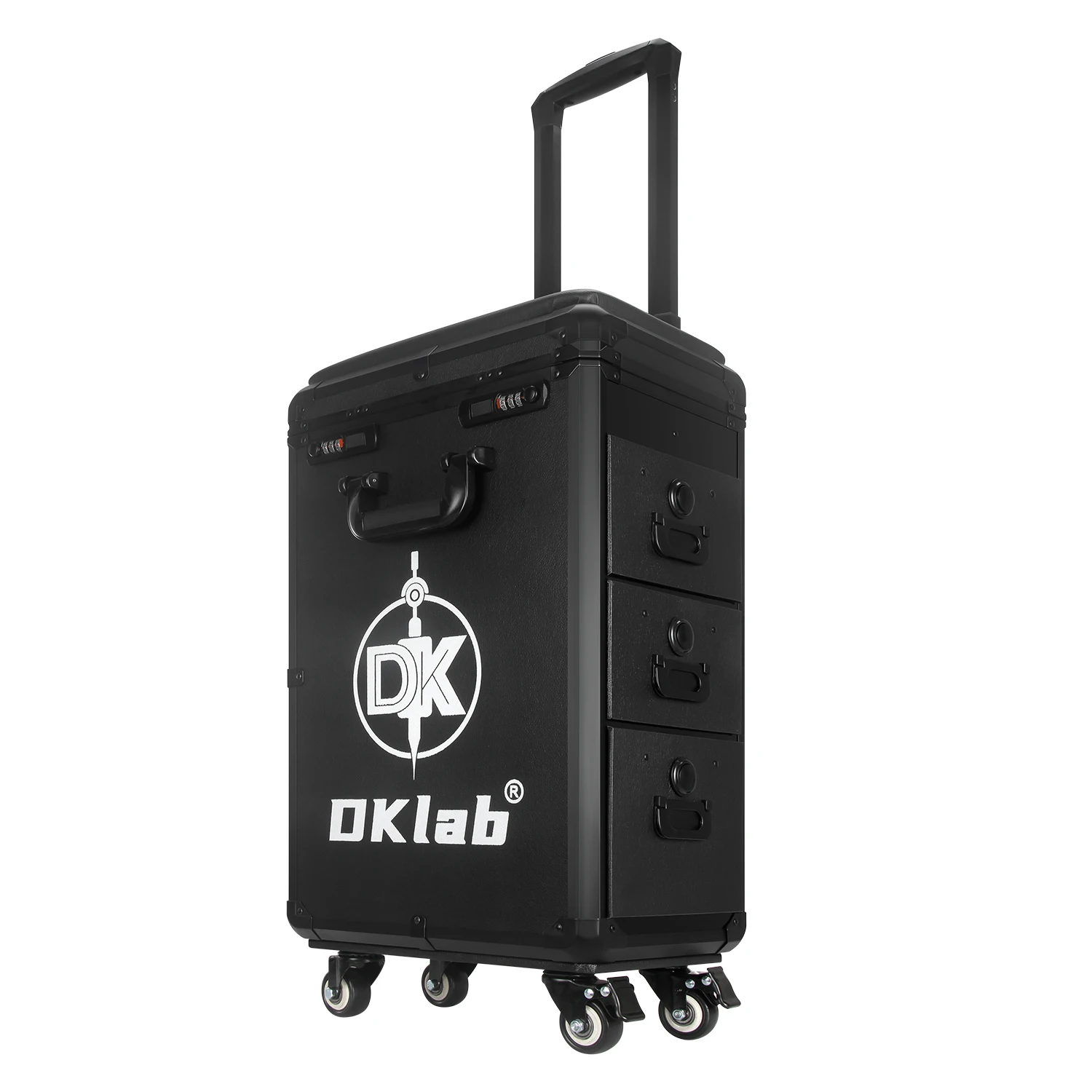 Tattoo Makeup Tool Box Trolley Luggage with Three layers of Drawer Hair Stylist Large Box Beauty Salon Tattoo Cosmetic Case