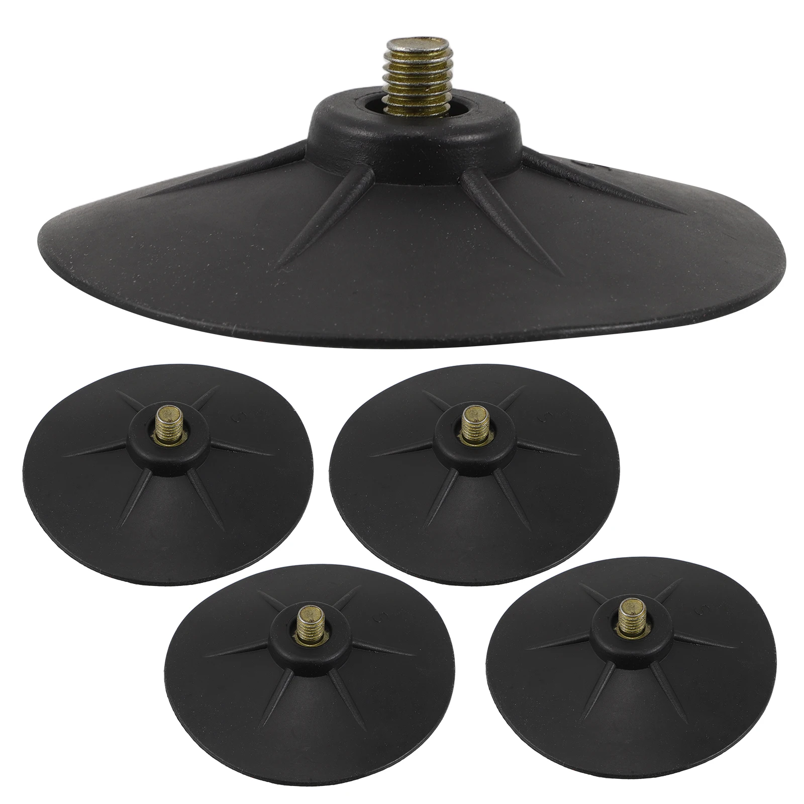 

6 Pcs Sandbag Sucker Cabinet Door Bumper Double End Boxing Epr Swivels Desktop Ball
