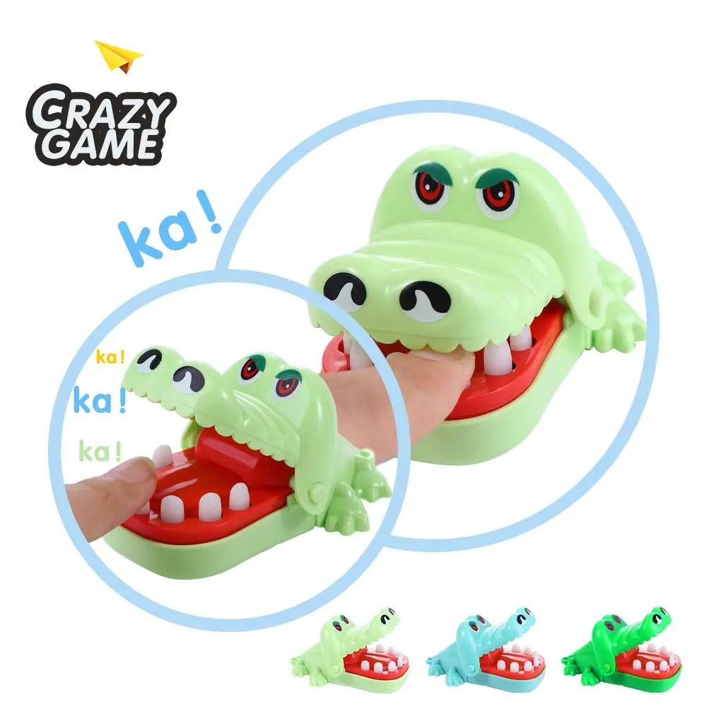 Children Gift Dentist With Keychain Novelty Toys Biting Hand Alligator Gags Toy Bite Finger Game Crocodile Mouth Crocodile Toys