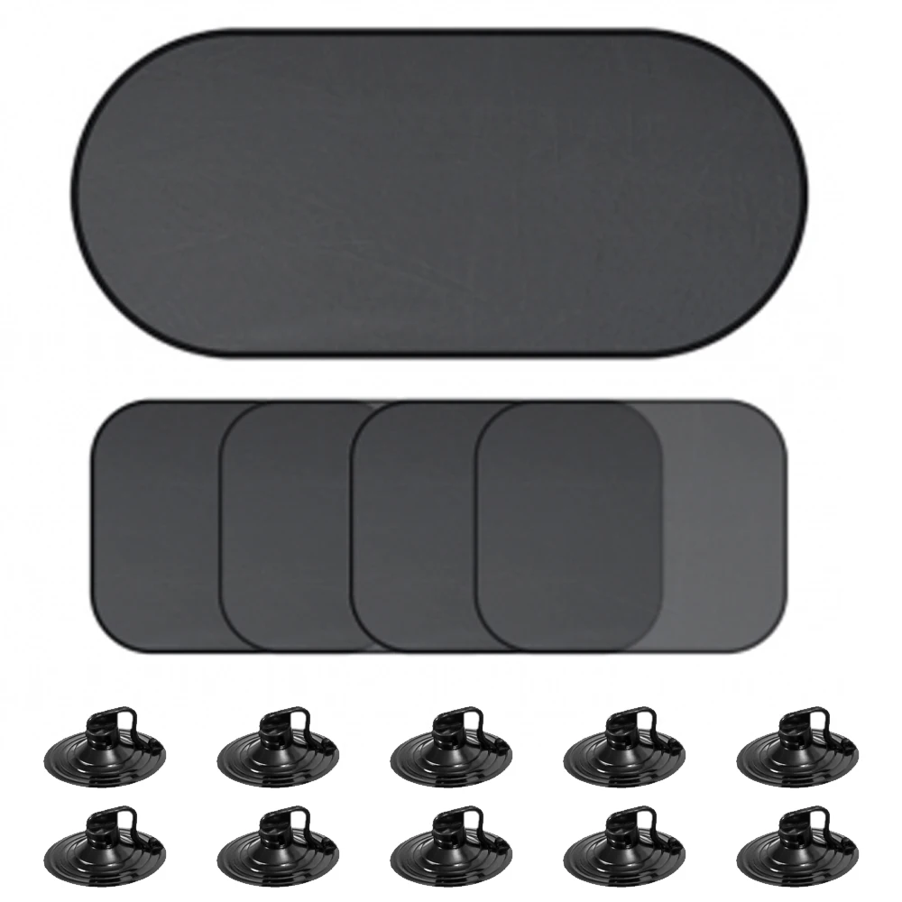5pcs Sun Shades Black UV Shade Visor  Baby Kids Screen Protector for Side Rear Window Car Van Vehicle Window Screen Mesh