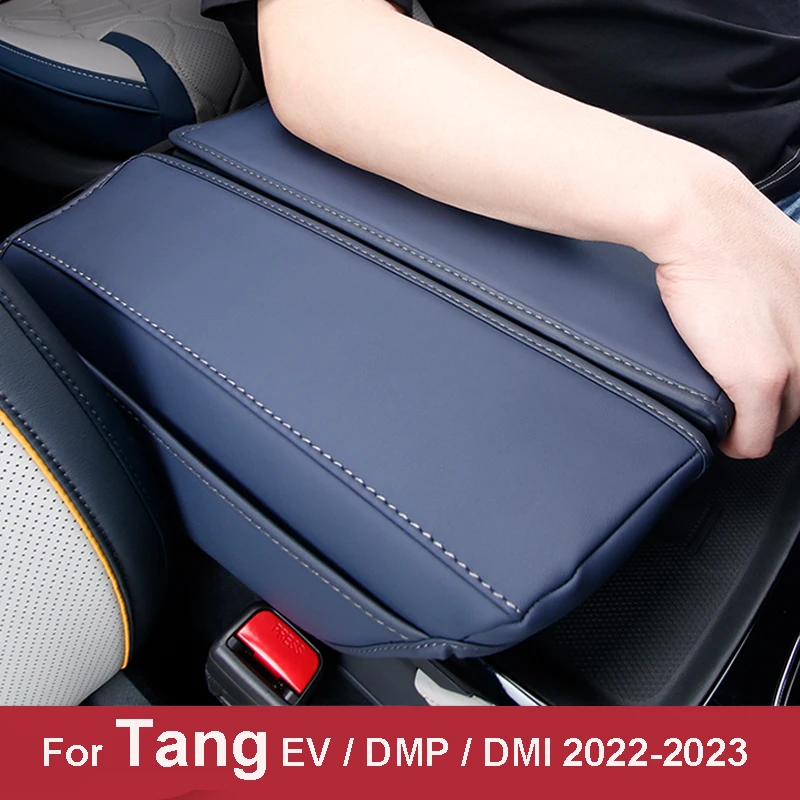 

For BYD TANG EV DMP DMI DM-i 2022 2023 Car Armrest Box Decorative Cover First Second Row Armrest Box Anti-scratch Protector Case