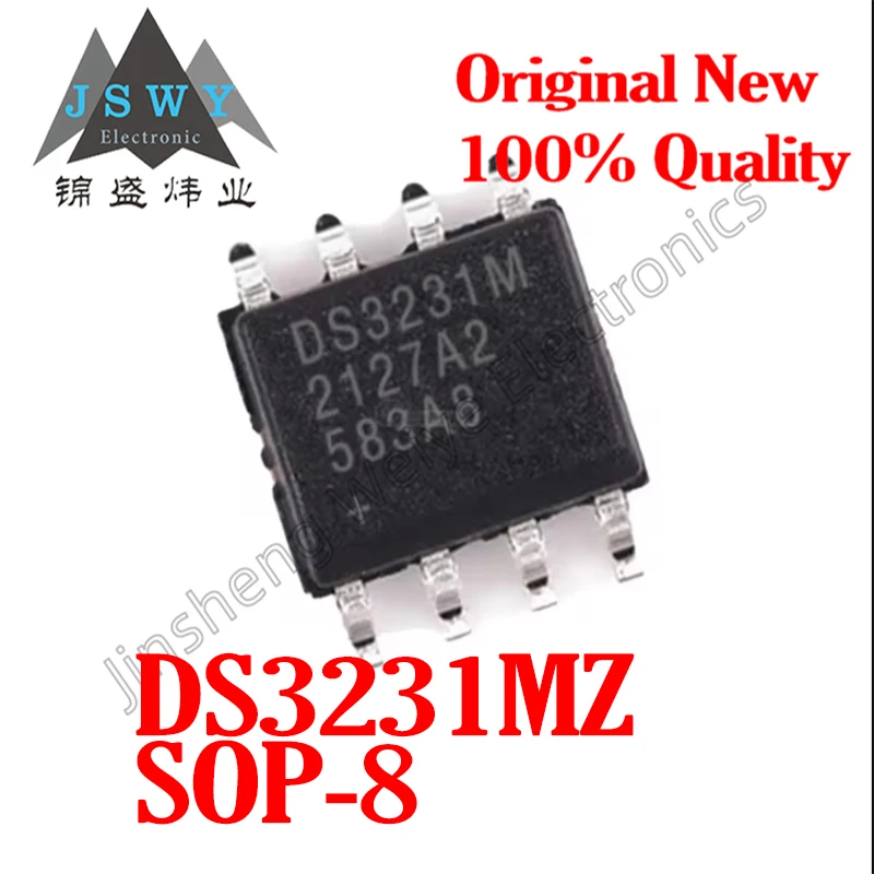 

(5/20PCS) DS3231MZ DS3231 SOP-8 100% brand new original intelligent real-time clock chip in stock with fast shipping