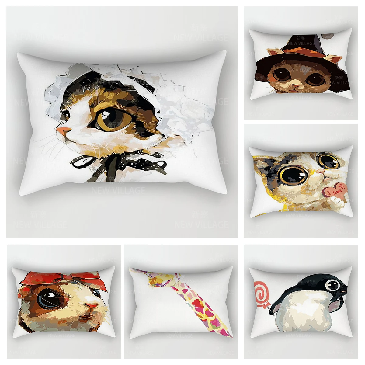 Home decoration Natural and Animal Styles pillow cushion cover Home decor throw pillow covers 30*50 pillowcase 30x50 40x60 50*70