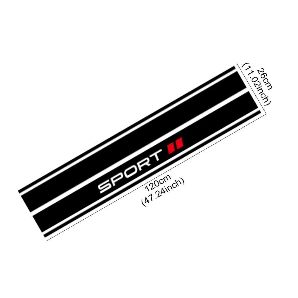

Car Sticker Sport Auto Front Hood Stripe Vinyl Film PVC Sticker Waterproof Creative Film Car Accessories Exterior Decoration