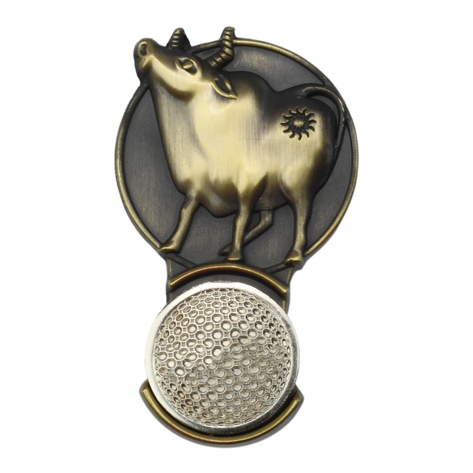 1 Pc Golf Hat Clip Chinese Zodiac Pattern Zinc Alloy 5*3cm with Magnetic Ball Marker 12 Kinds Lovely Animals Golf Accessories