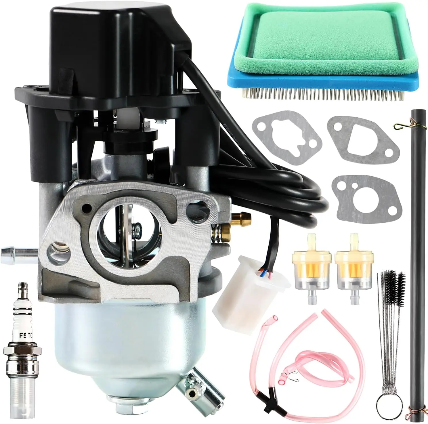 Carburador compatible con generador inversor Predator 3500 Watts 3500W 63584 con filtro de aire bujía Carb