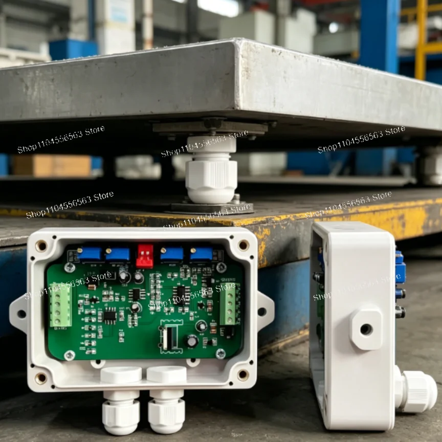 Weighing Transmitter with 4-20mA Output - Weighing Amplifier for Sensor Voltage-Current Conversion (0-5V/0-10V/4-20mA)