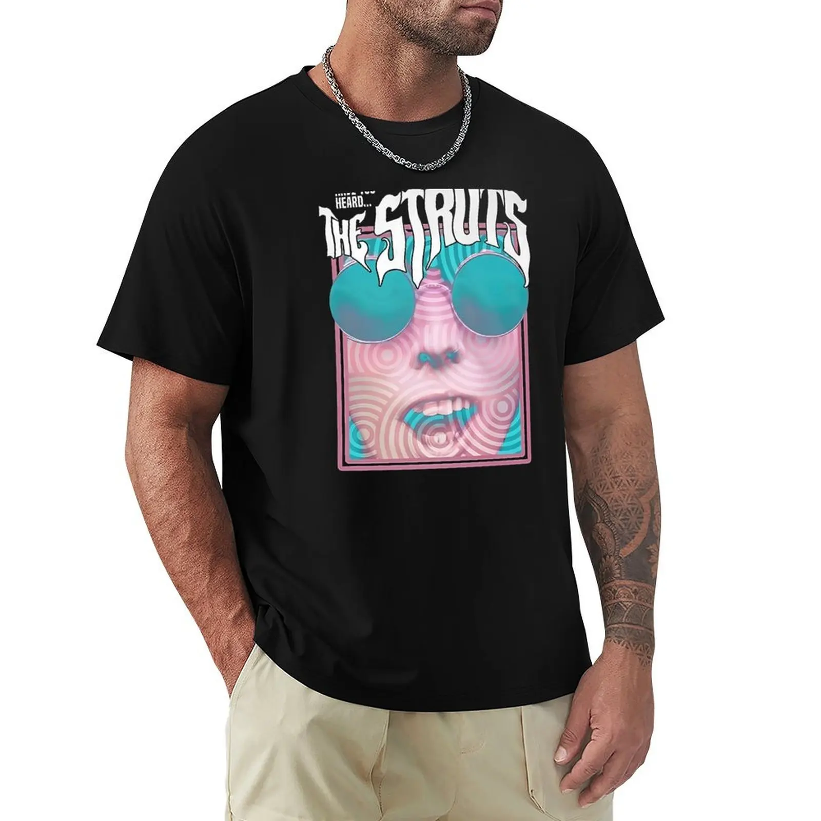 fund the struts warped the struts tour modern T-Shirt man graphic t shirt T-Shirt