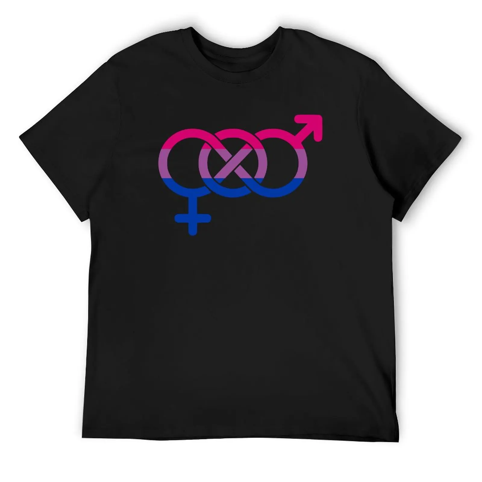 

Bisexual Pride Infinity Symbol Pink Purple Blue Gender Flag T-Shirt animal prinfor boys plus sizes mens white t shirts