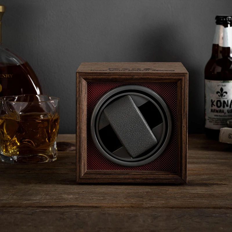 Winder Watch Box Wooden Vertical Automatic Mechanical Watch Winder Electric Table Box 3 Gears Adjust Watch Cabinet Gift Show