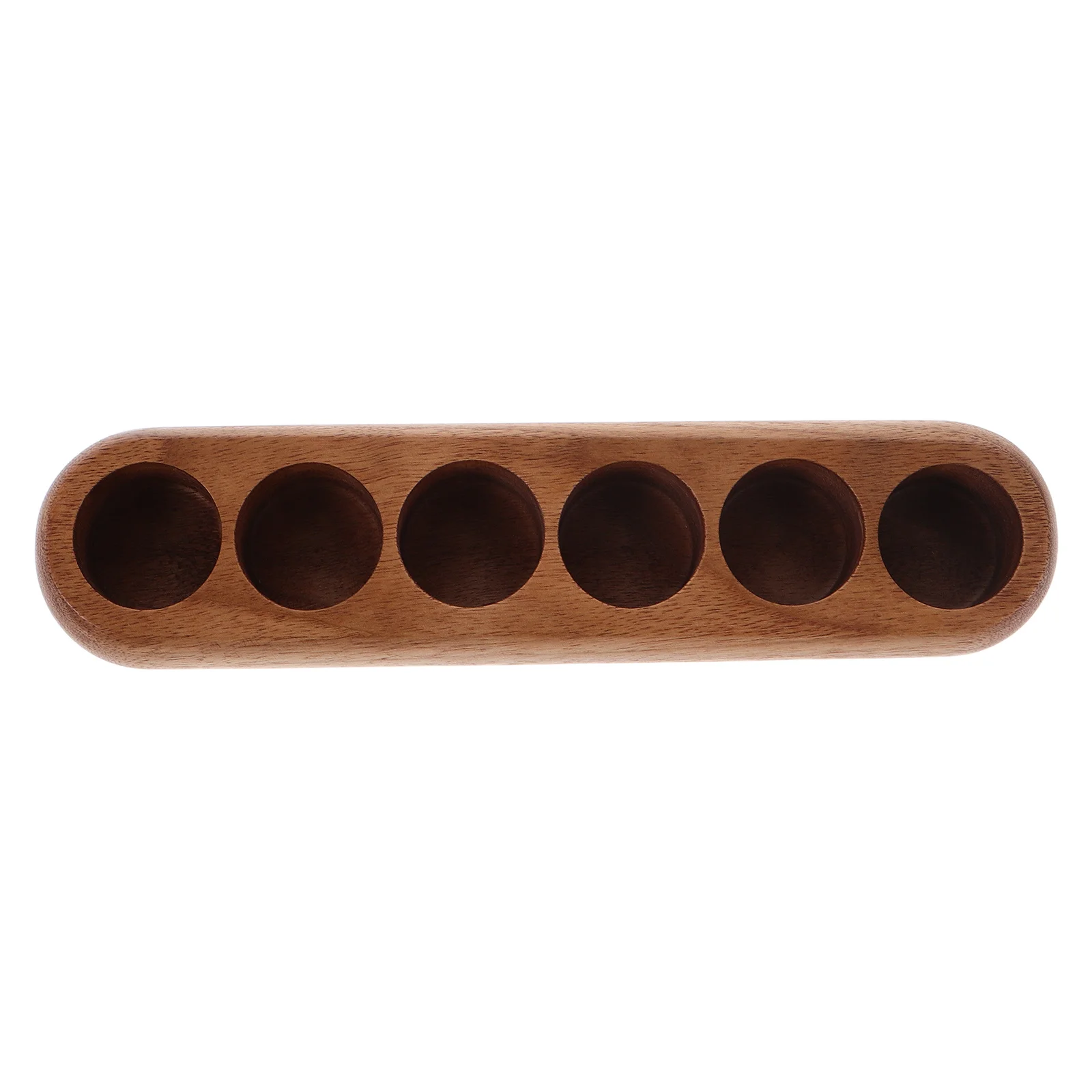 

Coffee Bean Display Rack Solid Wood Base Replacement Pedestal Coffee Station Organizer Tubes Storage Holder for 3Cm Tubes