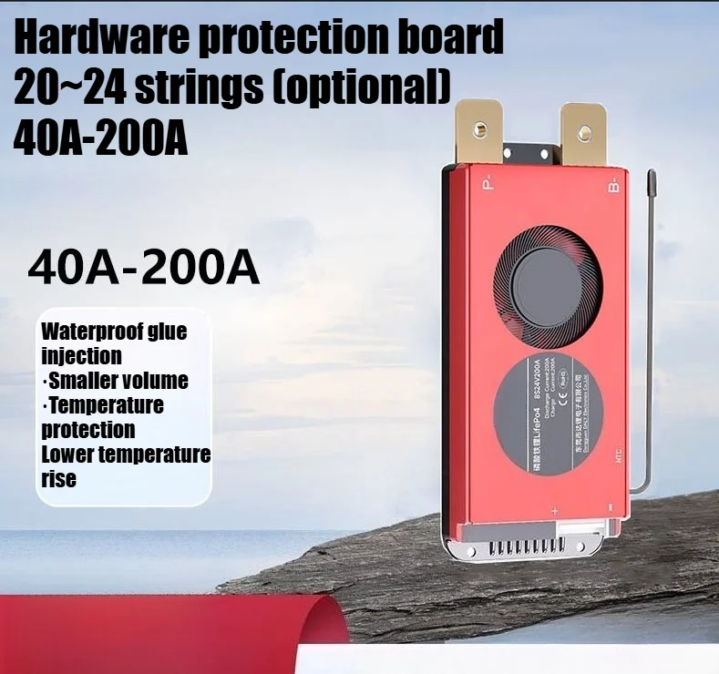 

20S 60V/72V LiFePO4 BMS - Плата защиты высокой мощности для электронных велосипедов/электронных скутеров 200A непрерывное приложение Bluetooth FOR18650/Prismatic