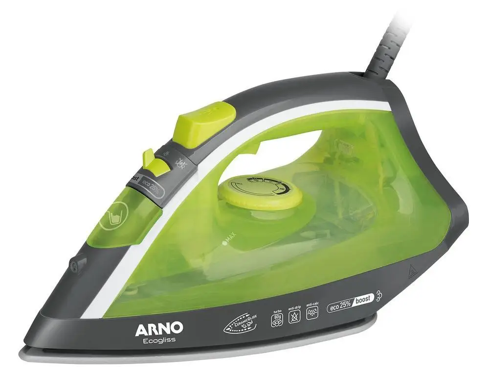 Arno Ecogliss FEC1 Green-220V Vapor and Dry Ironing Iron - AliExpress 6
