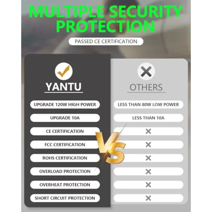 120 واط 10A التيار المتناوب منفاخ إطارات محمول اسطوانة مزدوجة سيارة الإطارات مضخة هواء مع 8.3 بوصة شاشة رقمية كبيرة 12 فولت ضاغط الهواء للسيارة