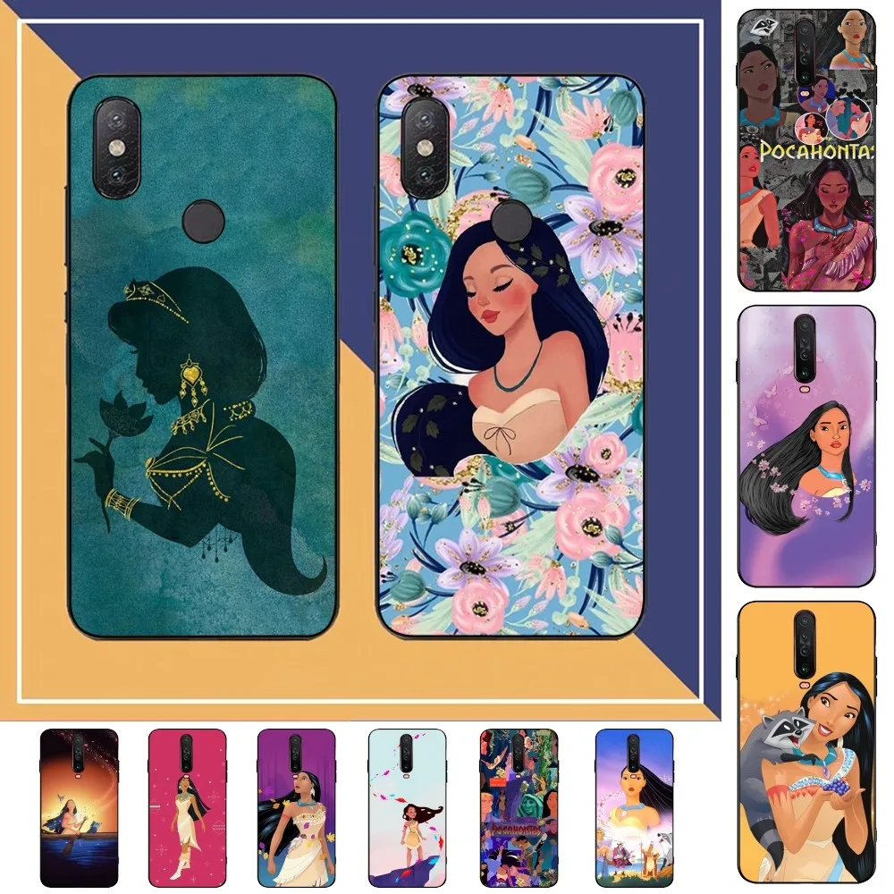 Disney pocahontas Phone Case For Redmi Note 4 X 5 A 6 7 8 T 9 9S 10 11 11S 11Epro Poco M3 pro