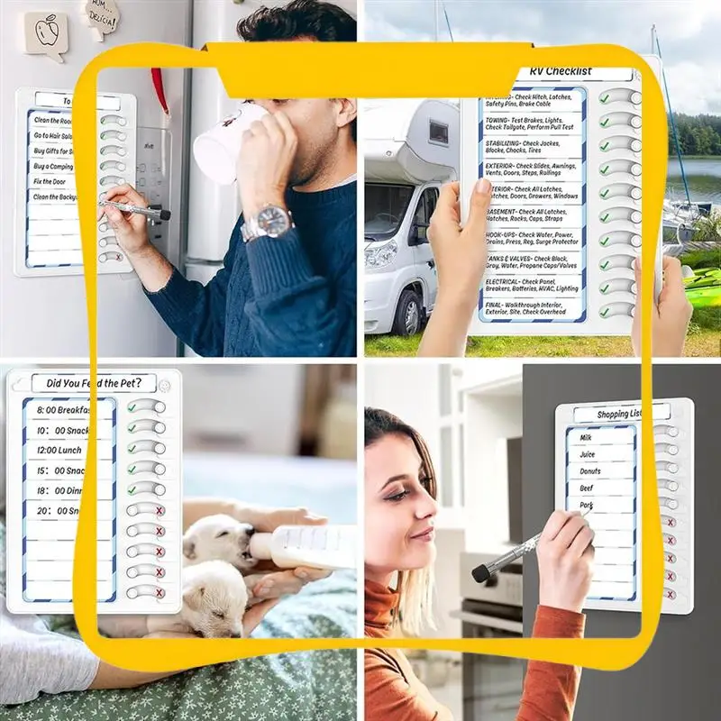 

Erasable Chore Chart For Kids For Kids To Do List Routine Task Planning Board With Magnetic Stickers Refrigerator Magnet Durable