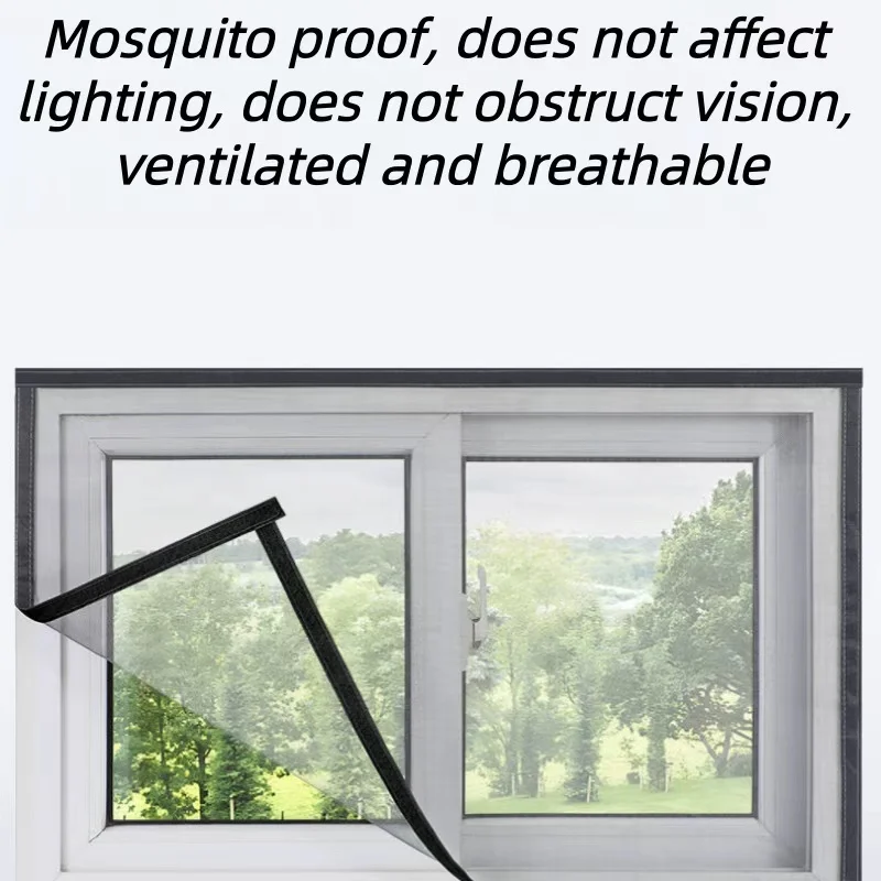 Install a high-definition screen window to completely block mosquitoes and flies. The home is clean and breathable