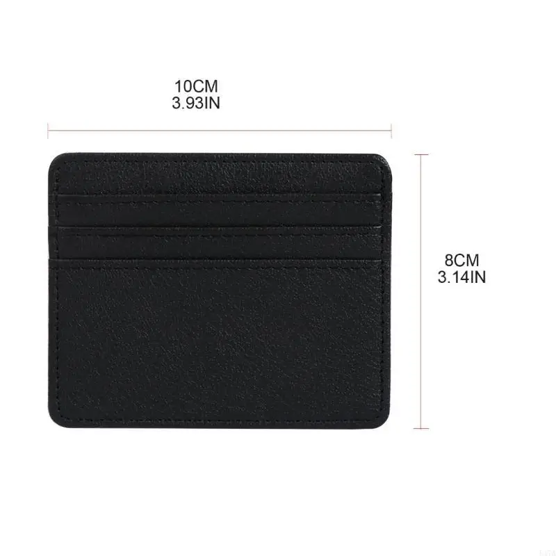 PU Leather Credit Card Holder RFID Blocking Wallet Money for Case for Men Women 547A