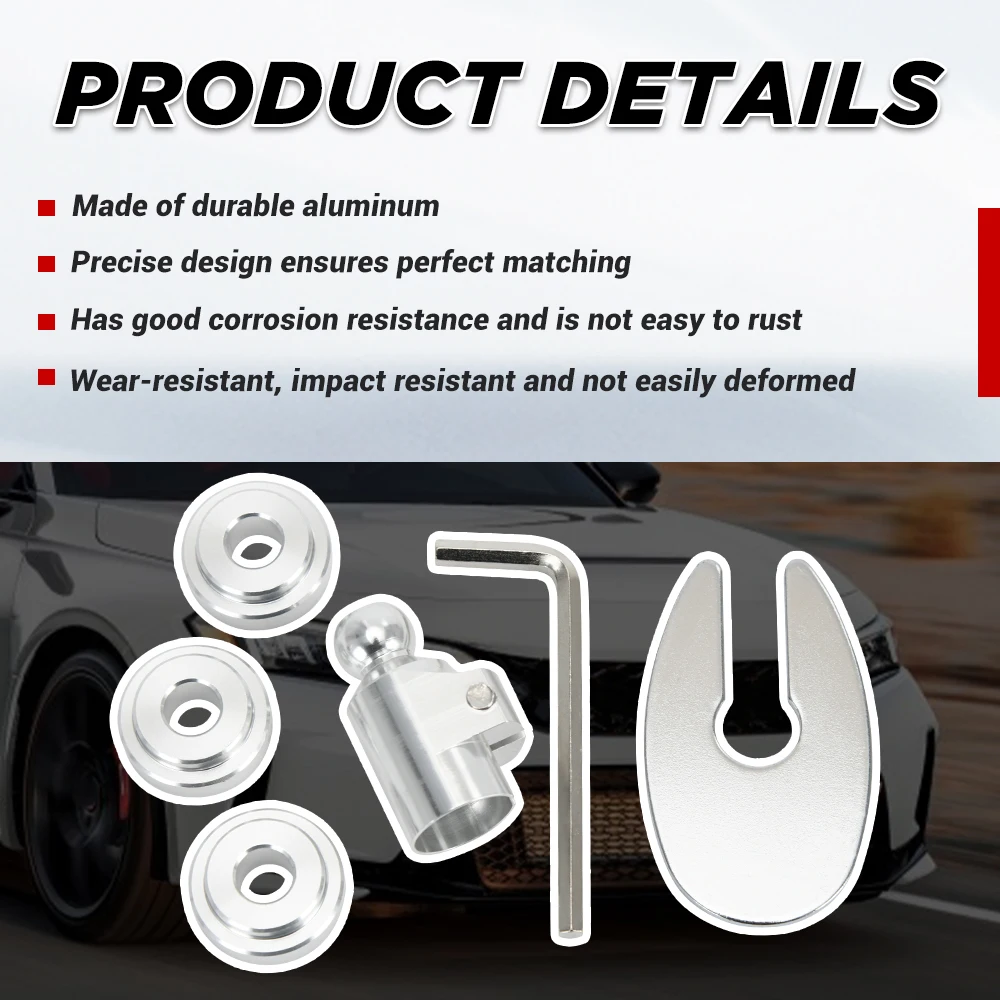 LZONE - Quick Shift Adapter FOR Honda Civic Type R 2006-2011 FD2 FN2 Short Shifter Turbo WITH PQY CARD+STICKER SSA01