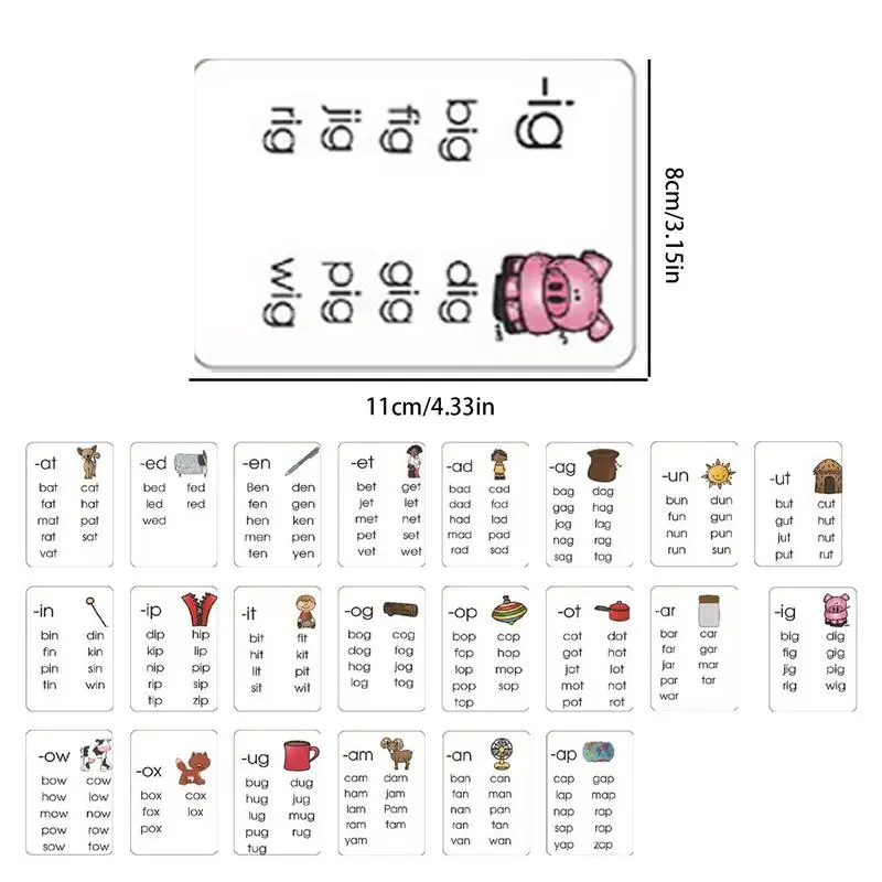 Vocabulaire des animaux de la maternelle, cartes flash d'apprentissage, jeu de cartes GROFlash, document et forme, héros, High-Dead, 22 feuilles