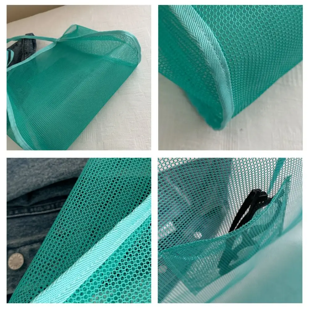 Модная летняя полая сумка-тоут для плавания, повседневная сетчатая сумка на плечо, большая вместительная пляжная сумка для покупок для женщин
