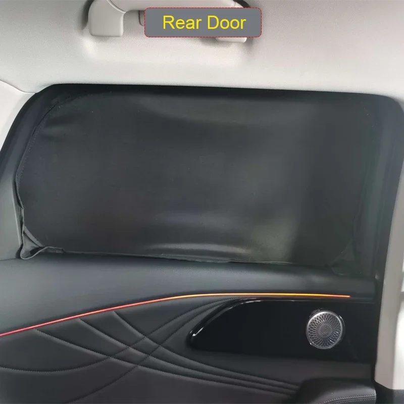 

For EXEED RX 2023-Present Car Black Window Privacy Sunshade Auto Anti-UV Heat Insulation Protect Cover Interior Accessory