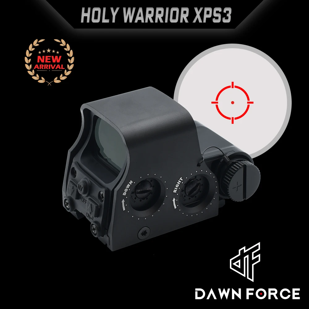 

Holy Warrior S2 XPS-3 NV Function 556 Red Dot Sight Hunting Holographic Riflescope Airsoft Sight with Full Original Markings