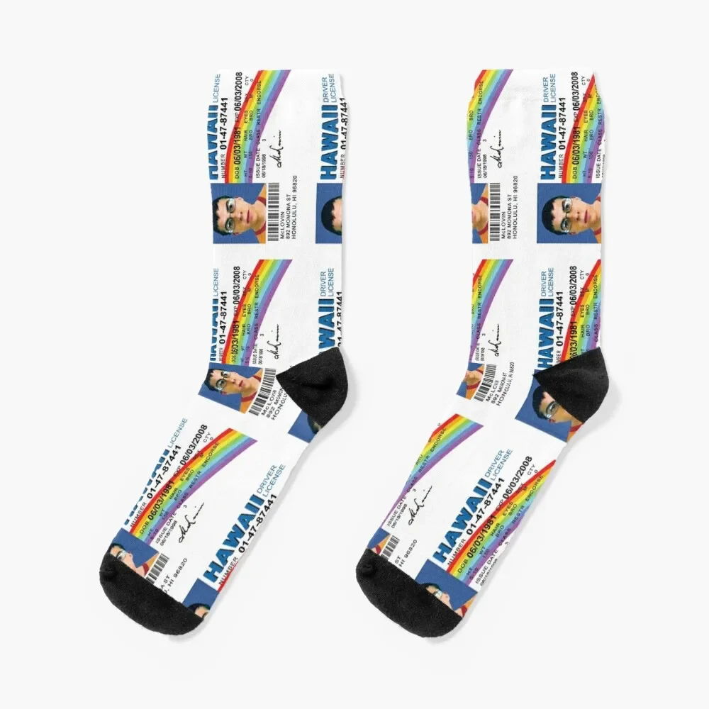 

McLovin ID Socks winter thermal cartoon hiking Socks Women Men's