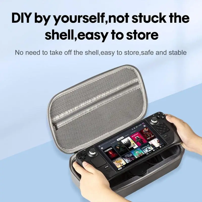 Game Console Anti-splashing Storage Bag For Steams Decks Portable Travel Carrying Case Organizer Pouch Storage Accessories