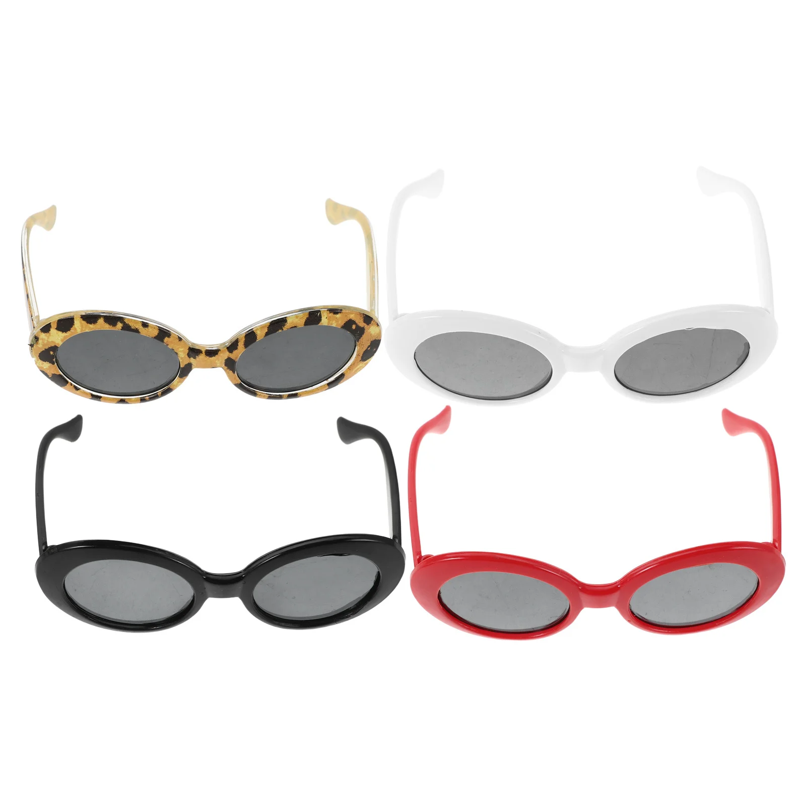 

Pet Sunglasses Bendable Arms for Dogs Cats Clear Vision Anti-Slip Fit Perfect for Beach Vacation Car Ride Pet Gear