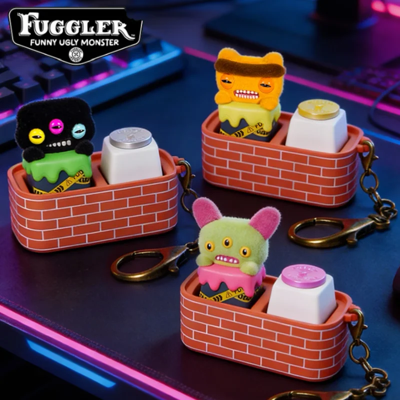 Heißer Fuggler Mechanische Tastatur Keycap-Serie Blind Box Zahnmonster Kreativer Stressabbau Sammler Esc Keycap Schlüsselanhänger Geschenk