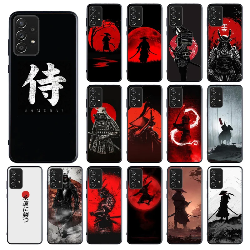 

Samurai oni mask Phone Case for Samsung Galaxy A35 A55 A54 A15 A25 A05s A05 A22 A24 A52 A33 A34 M34 M14 M54 M23 Funda Coque Case