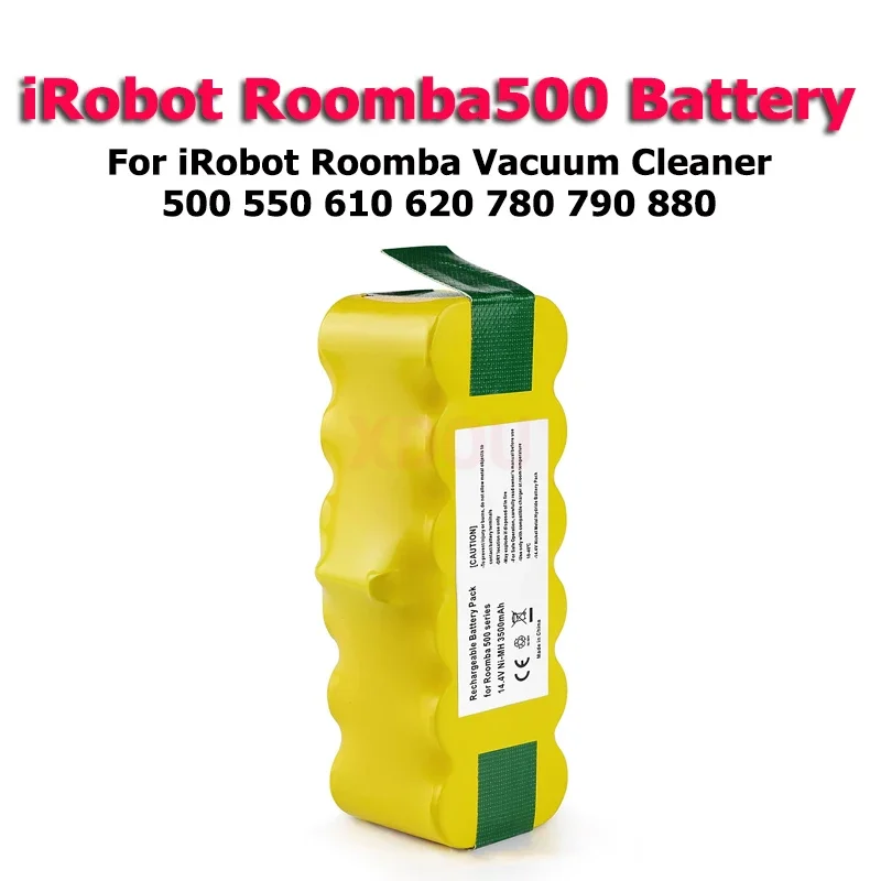 

XDOU 5000mAh BatteryFor iRobot Roomba Vacuum Cleaner 500 550 610 620 780 790 880 14.4 V Replacement Batteries