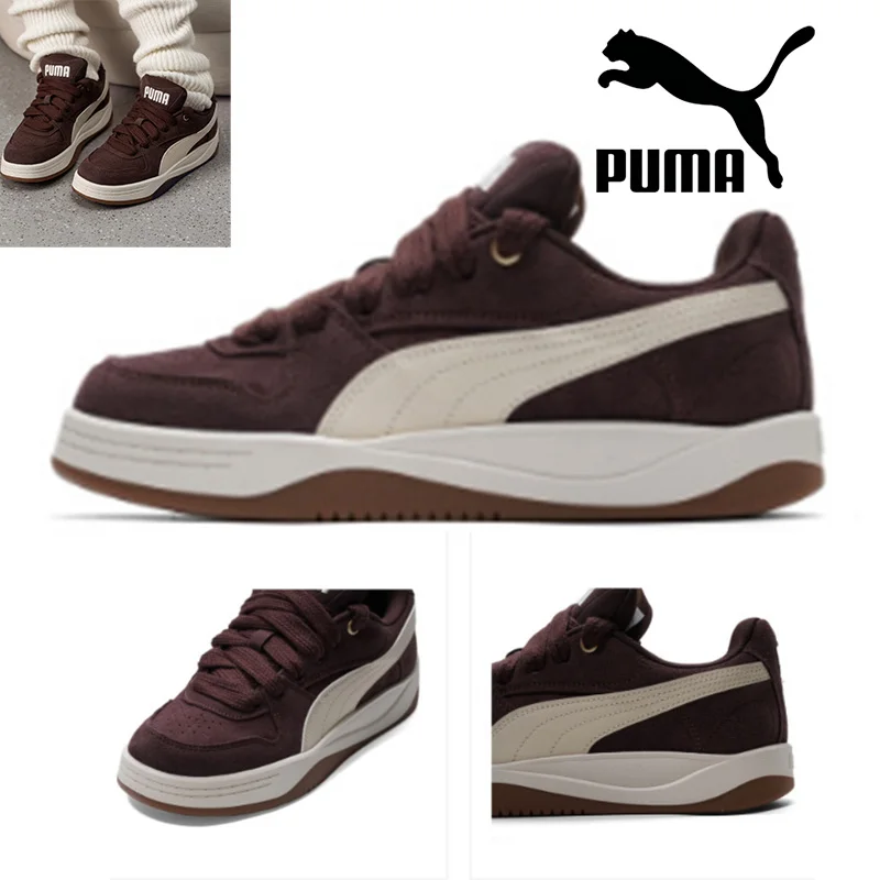Puma Women Low Top Fashion Trend Lightweight Breathable Skateboard Shoes 402510-08