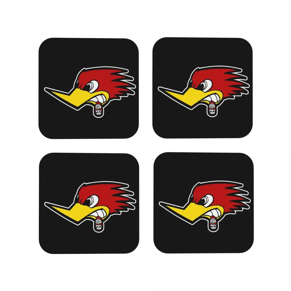 Street Mr.Horsepower Clay Smith Cams Coasters Kitchen Placemats Insulation Cup Coffee Mat For Decor Home Tableware Pads Set of 4