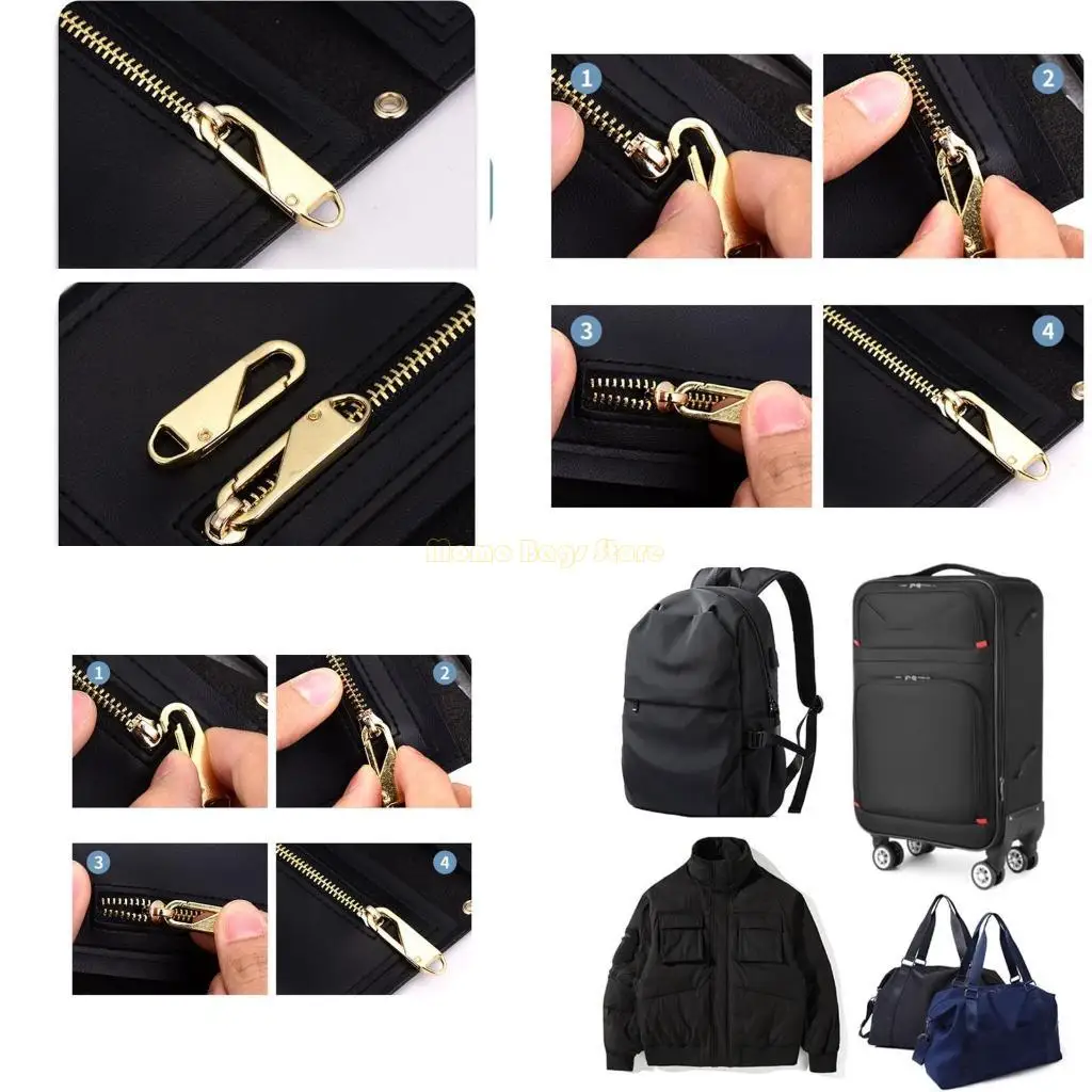 X90d 1pc Reißverschluss Ersatz Reparatur Schieber