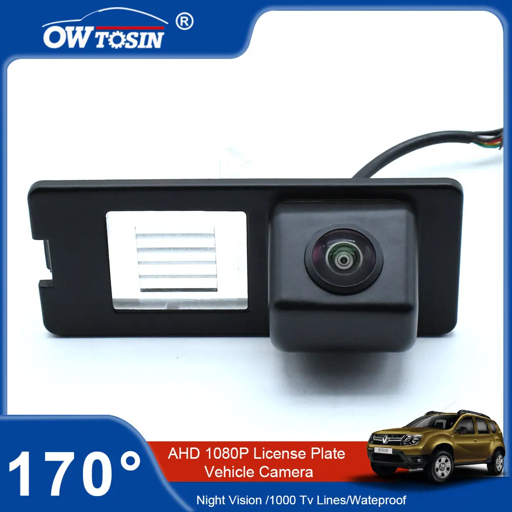 

170°AHD 1080P Car License Plate Rear View Vehicle Camera For Renault Megane III Hatchback 2008-2016 Reverse Parking Monitor