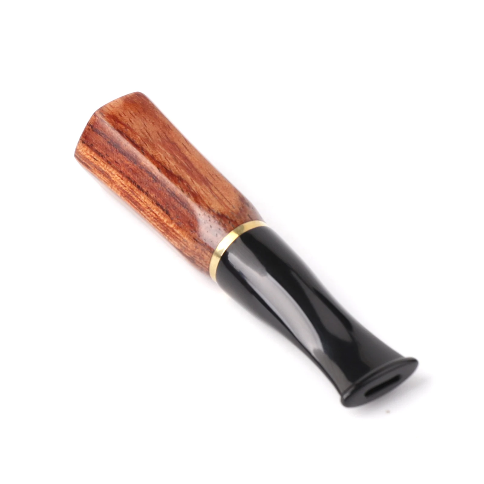 MUXIANG 1pc hand sandalwood cigar mouthpiece extend cigar handle ID 12mm 12.7mm 13.5mm solid wood handle with 9mm filter element