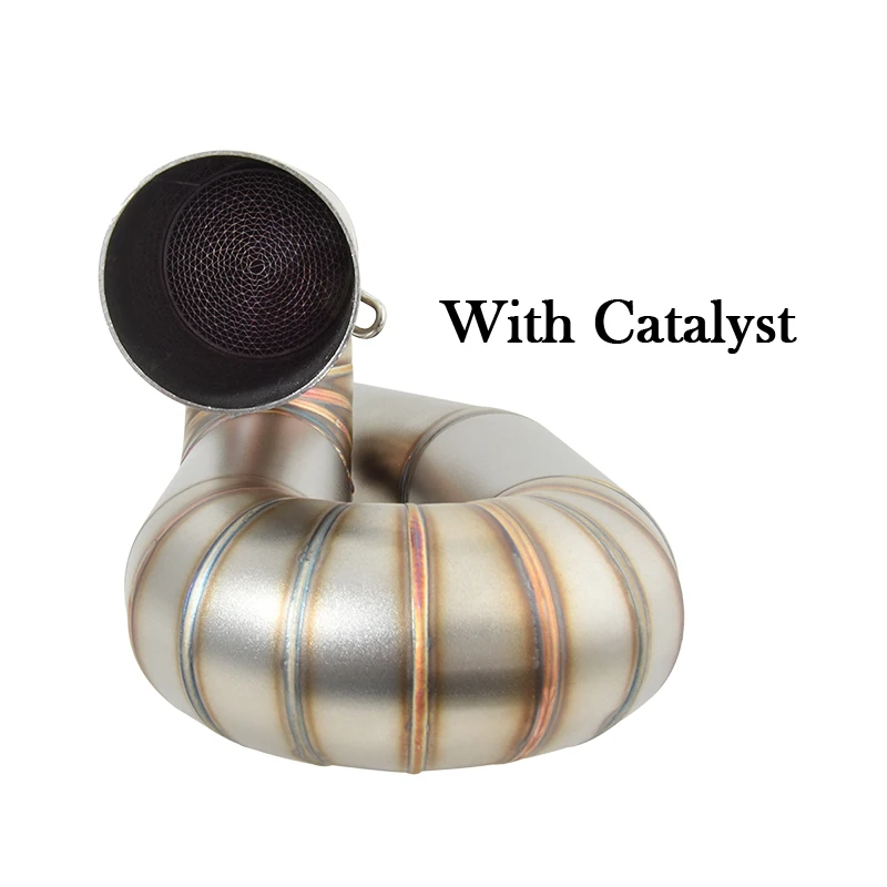 Silencieux d'échappement pour Moto, catalyseur, tuyau de liaison intermédiaire, pour TRIUMPH Street Triple 765 660 S R RS A2L 2017 – 2021 2022 2023