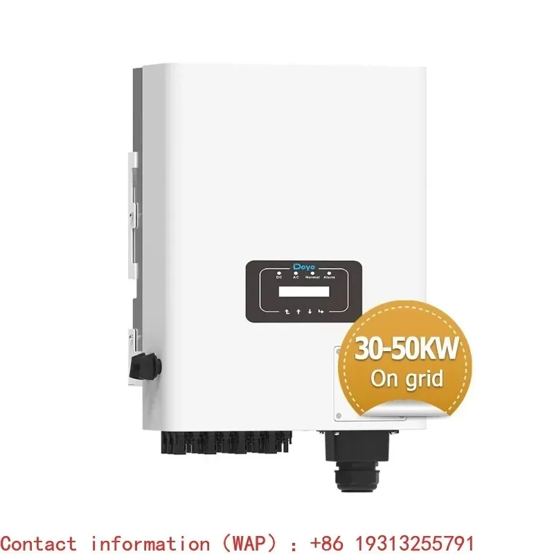 In Stock Deye SUN-30-50K-G04 High Quality on Grid Inverter 50kw 40kw 30kw 20kw Grid Tie Inverter for Project