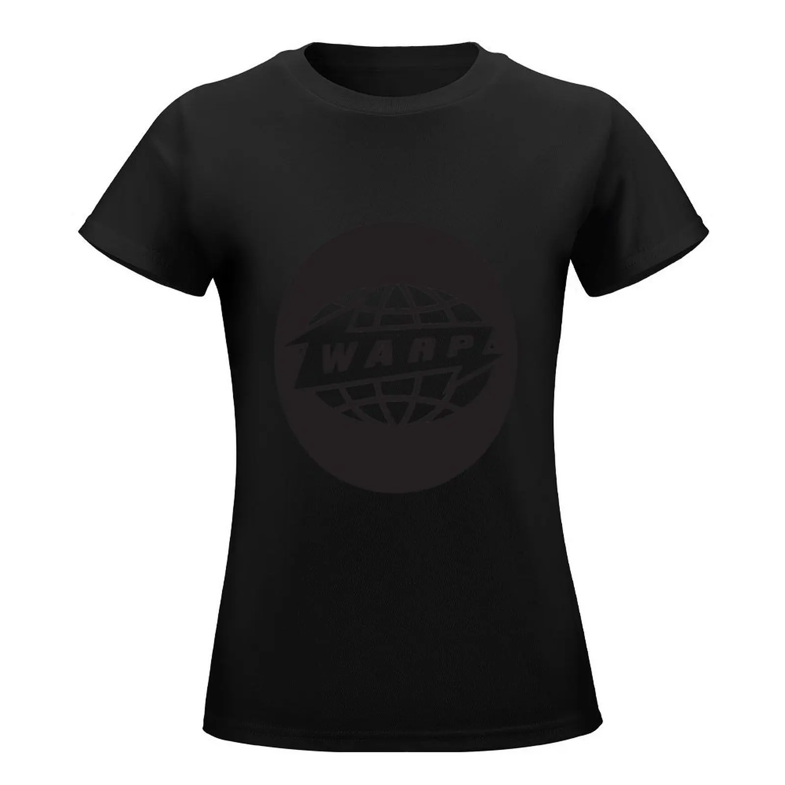 Warp Black T-Shirt funny sweat blacks t shirts for Women