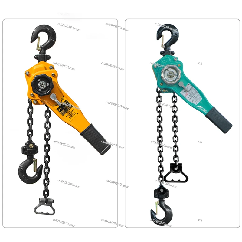 1 T Traction Wrench Hoist Manual Lifting Chain Hoist Portable Lever Block Inverted Chain Tensioner