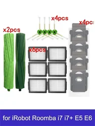 Hepa Filter Side Brush For iRobot Roomba I7 I7+ I6 I8 I3 J7 Plus E5 E7 E&I Series Vacuums Cleaner Dust Bag Replacement Parts