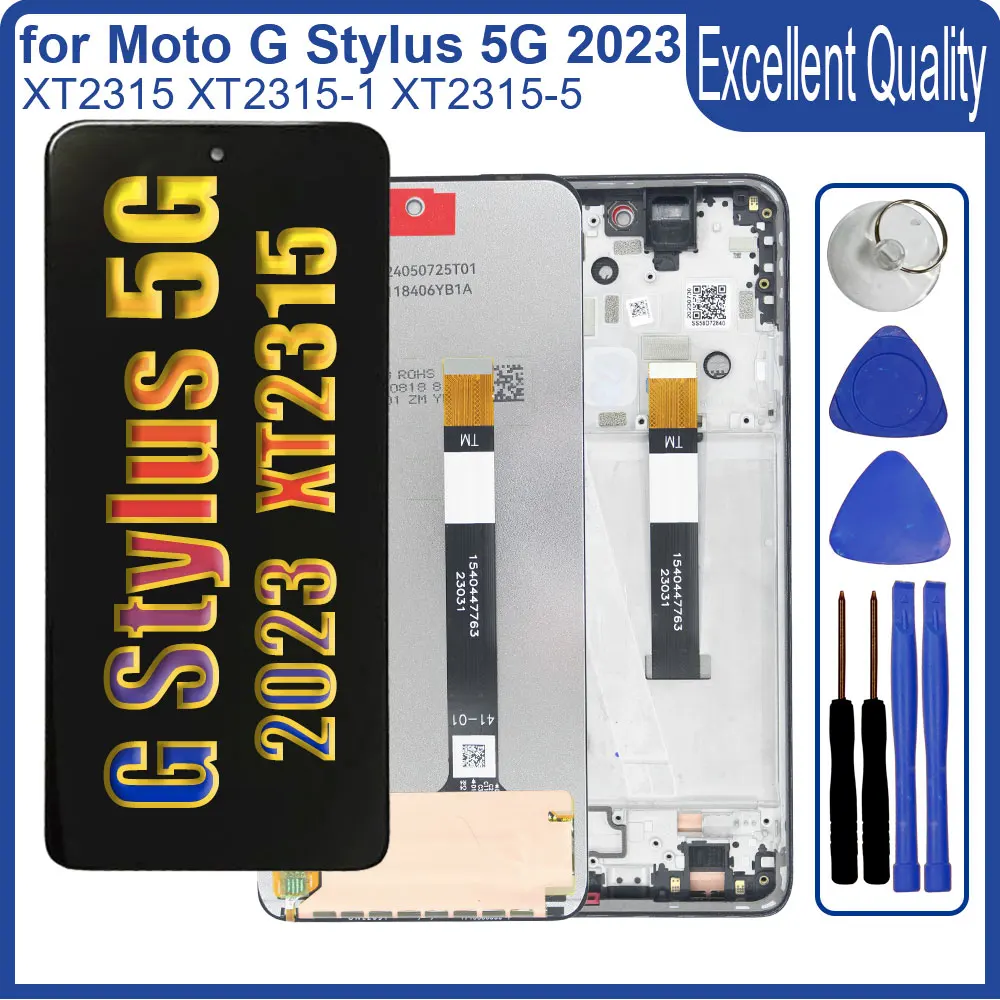 

New LCD for Motorola Moto G Stylus 5G 2023 LCD Display Touch Screen Digitizer Replacement for Moto G Stylus 5G 2023 XT2315-1 LCD