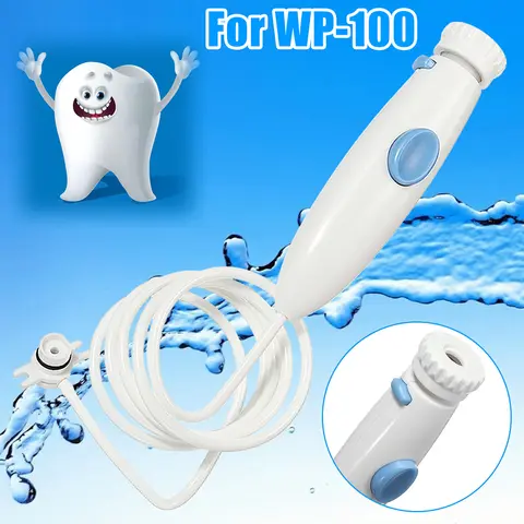 전기 물 Flosser 튜브 핸들 인체 공학적 미끄럼 방지 Irrigator 핸들 치아 관리 용품 청소 도구 액세서리