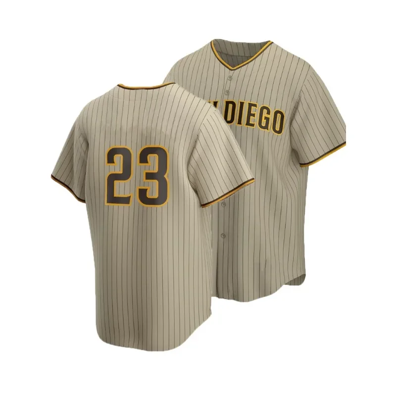 San Diego Padres Baseball Jersey Comfortable Sportswear Quick-Dry Embroidered Shirt Competition Uniform Unisex Short Sleeve Top