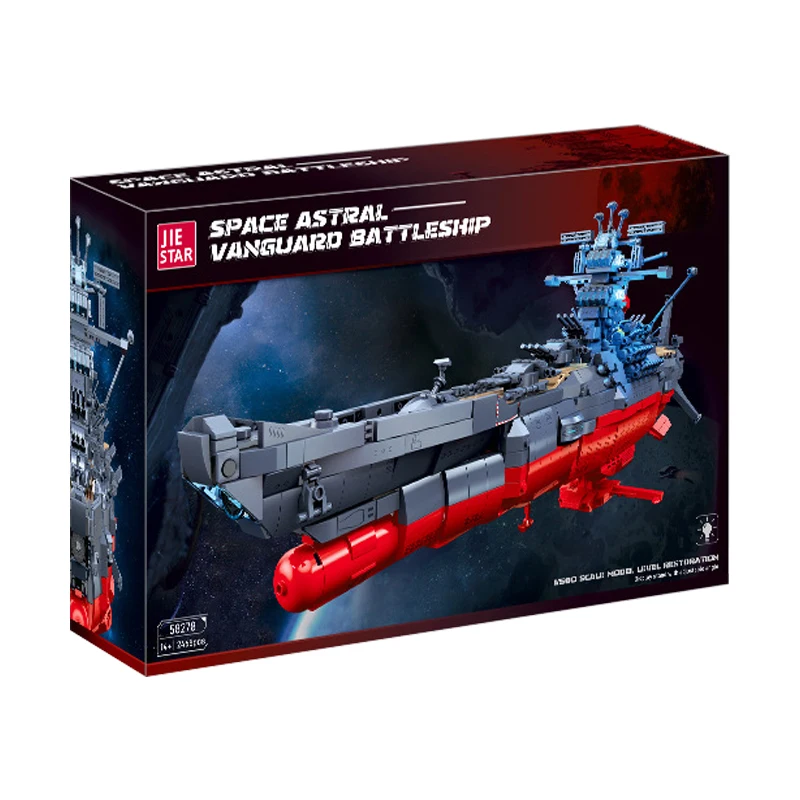 

IN STOCK 58278 MOC Ww2 Military Yamato Battleship Building Blocks Bricks Assembling Model Toys for Boys Christmas Gift Set