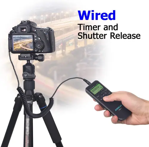 Imagen 2 del producto AODELAN-temporizador de TRS-1, interruptor remoto, disparador de lapso de tiempo para cámaras Canon, Nikon, Sony, Fujifilm, Panasonic, Olympus, Pentax