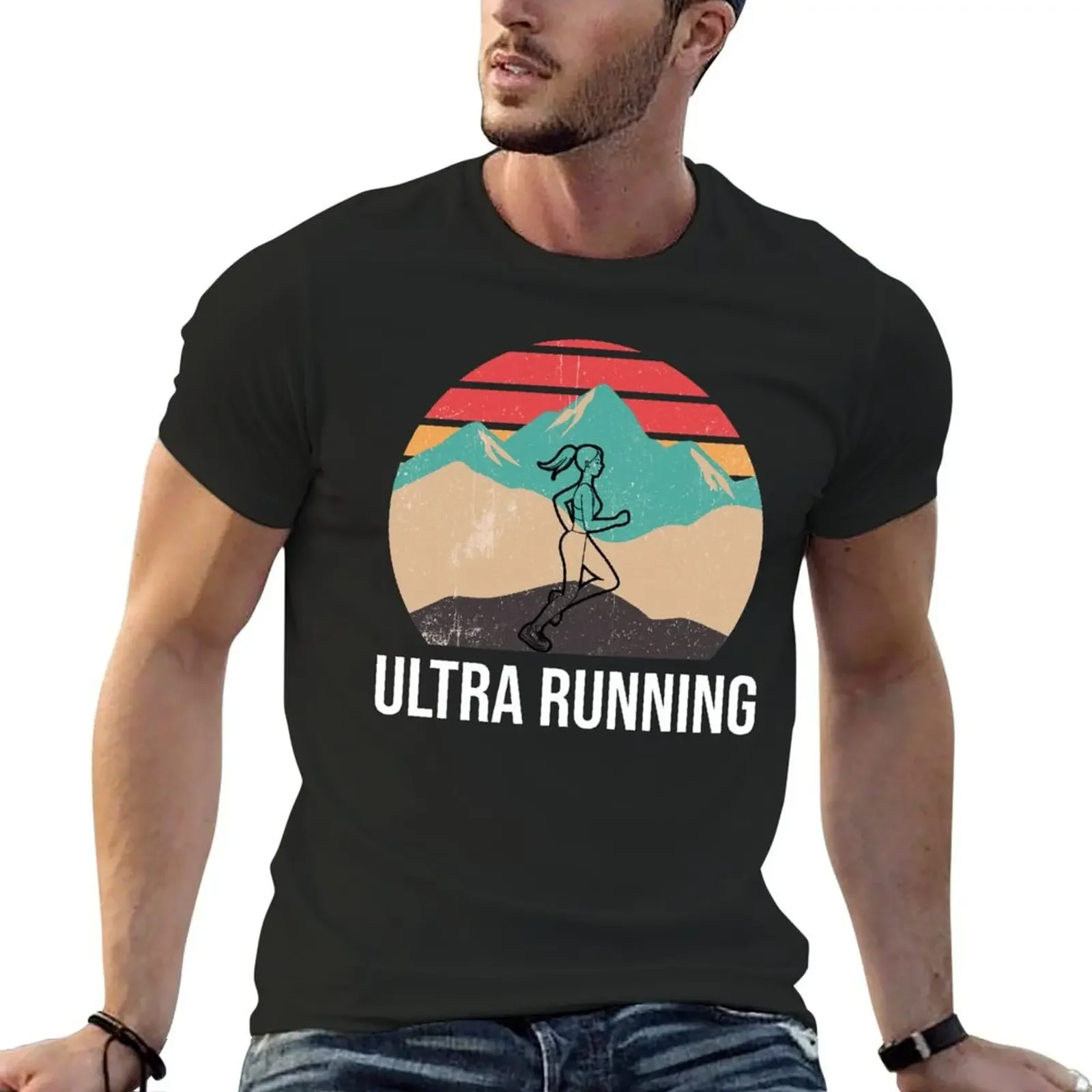 

Ultra Running - Gift for Ultra Runner T-Shirt man t shirt summer 2025 plus size tops mens designer clothes